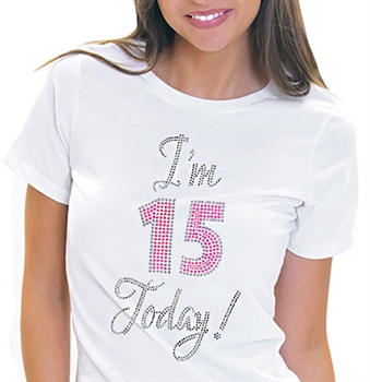 Pink Gem I'm 15 Today! T-Shirt