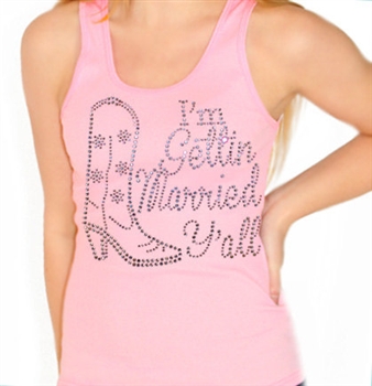 "I'm Getting Married Y'all" Tank Top