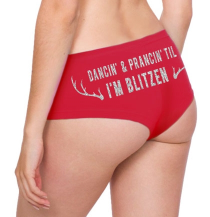 Dancin' & Prancin' Til I'm Blitzen Cheeky Panty
