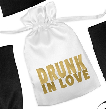Drunk In Love Satin Favor Bag