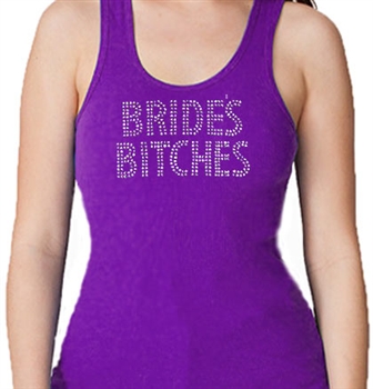 Bride's Bitches Cotton Ribbed Tank Top