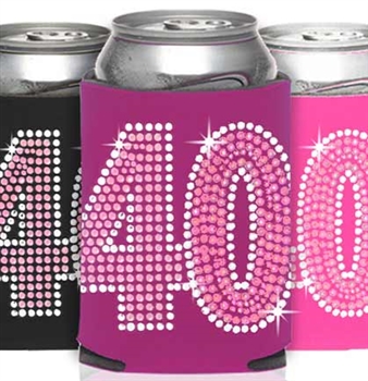 Pink & Crystal 40 Can Cooler