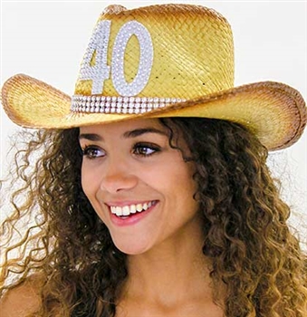 Western 40 Straw Hat