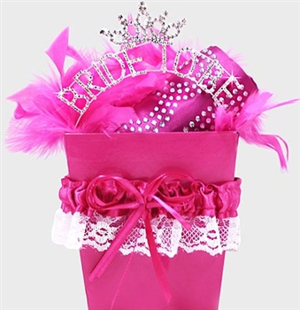 Hot Pink Luxury Bride Gift Set