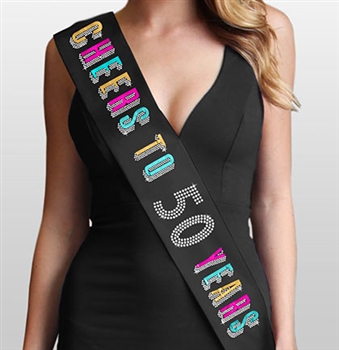Cheers To 50 Years Multi Birthday Sash | Gifts for the 50th Birthday Girl