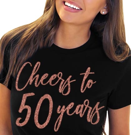 Cheers To 50 Years T-Shirt