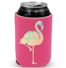Iridescent Flamingo Can Cooler