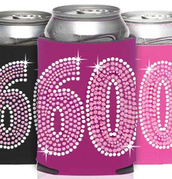 Pink & Crystal 60 Can Cooler