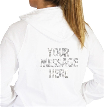 Put any message on a Hoodie