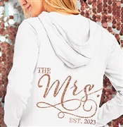The Mrs. EST 2023 Rose Gold Hoodie