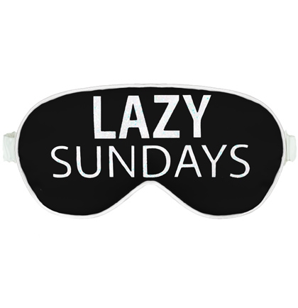 Lazy Sundays Sleep Mask