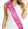 'Fighter' Cancer Awareness Sash with Ribbon