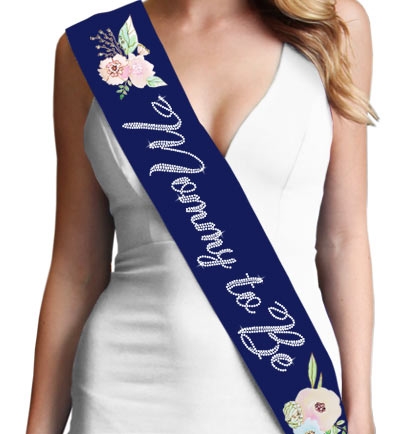 Mommy To Be Watercolor Sash | Baby Shower Sash