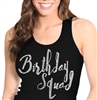 Birthday Squad Modern Rhinestone Tank