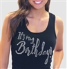 "It's My Birthday!" Rhinestone Tank Top | Birthday Tank Tops | RhinestoneSash.com