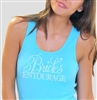 Turquoise Bride's Entourage Flirty Rhinestone Tank Top