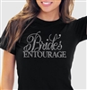 Flirty "Bride's Entourage" Rhinestone Tee | Bridal T-shirts | RhinestoneSash.com
