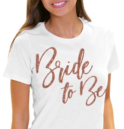 Glam Bride to Be Tee, Bride Tshirt