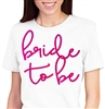 Bride to Be Lovely Pink Foil T-Shirt