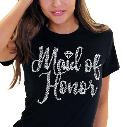 maid of honor tee shirt