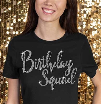 Birthday Squad Rhinestone T-Shirt
