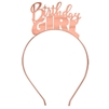 Birthday Girl Rose Gold Headband