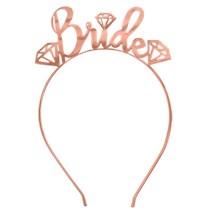 Gem Bride Rose Gold Headband
