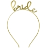 Lovely Bride Gold Headband